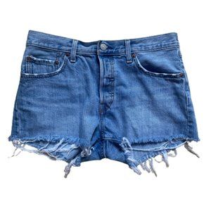Levi's 501 Mid Rise Cut Off Shorts